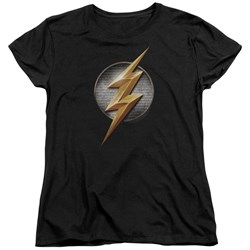 Justice League Movie - Womens Flash Logo T-Shirt