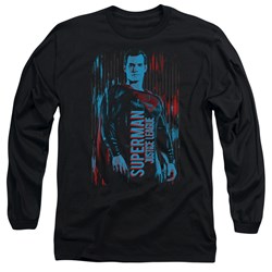 Justice League Movie - Mens Superman Long Sleeve T-Shirt