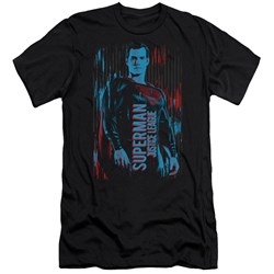 Justice League Movie - Mens Superman Premium Slim Fit T-Shirt