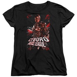 Justice League Movie - Womens Cyborg T-Shirt