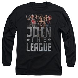 Justice League Movie - Mens Join The League Long Sleeve T-Shirt