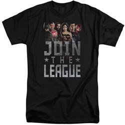 Justice League Movie - Mens Join The League Tall T-Shirt
