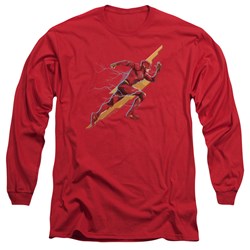 Justice League Movie - Mens Flash Forward Long Sleeve T-Shirt