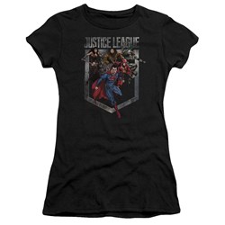 Justice League Movie - Juniors Charge T-Shirt