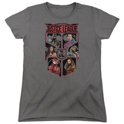 Justice League Movie - Womens League Of Six T-Shirt