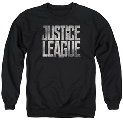 Justice League Movie - Mens Metal Logo Sweater
