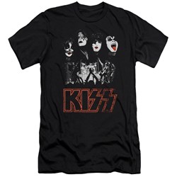 Kiss - Mens Rock The House Premium Slim Fit T-Shirt