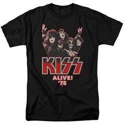 Kiss - Mens Alive 75 T-Shirt
