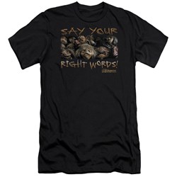 Labyrinth - Mens Say Your Right Words Premium Slim Fit T-Shirt
