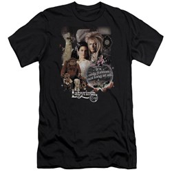 Labyrinth - Mens 25 Years Of Magic Premium Slim Fit T-Shirt