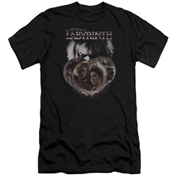 Labyrinth - Mens Globes Premium Slim Fit T-Shirt