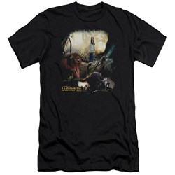 Labyrinth - Mens Sarah & Ludo Premium Slim Fit T-Shirt