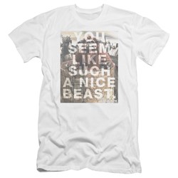 Labyrinth - Mens Nice Beast Premium Slim Fit T-Shirt