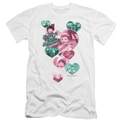 I Love Lucy - Mens Never A Dull Moment Premium Slim Fit T-Shirt