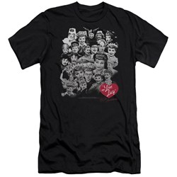 I Love Lucy - Mens 60 Years Of Fun Premium Slim Fit T-Shirt