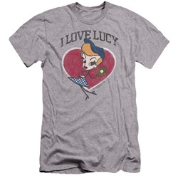 I Love Lucy - Mens Baseball Diva Premium Slim Fit T-Shirt