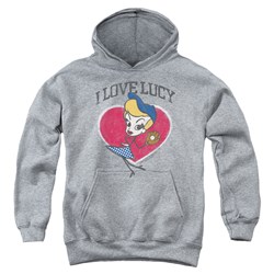 I Love Lucy - Youth Baseball Diva Pullover Hoodie