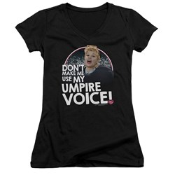 I Love Lucy - Juniors Umpire V-Neck T-Shirt