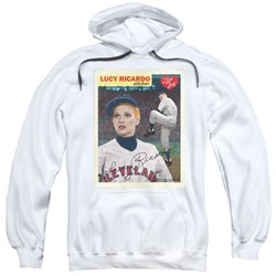 I Love Lucy - Mens Trading Card Pullover Hoodie