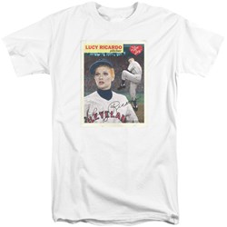 I Love Lucy - Mens Trading Card Tall T-Shirt
