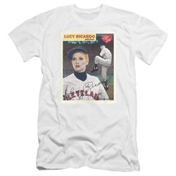 I Love Lucy - Mens Trading Card Premium Slim Fit T-Shirt