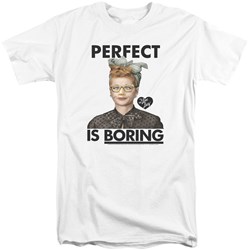 I Love Lucy - Mens Perfect Is Boring Tall T-Shirt