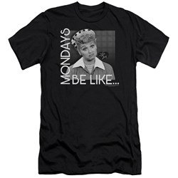 I Love Lucy - Mens Mondays Be Like Slim Fit T-Shirt