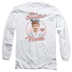 I Love Lucy - Mens Sarcastic Long Sleeve T-Shirt