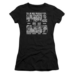 I Love Lucy - Juniors 8 Days A Week T-Shirt