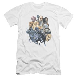Lor - Mens Collage Of Evil Premium Slim Fit T-Shirt