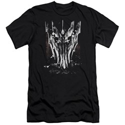 Lor - Mens Big Sauron Head Premium Slim Fit T-Shirt