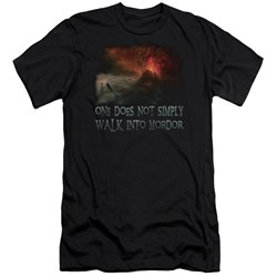 Lor - Mens Walk In Mordor Premium Slim Fit T-Shirt