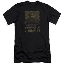 Lord Of The Rings - Mens Ishkhaqwi Durugnul Premium Slim Fit T-Shirt