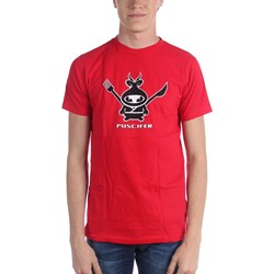 Puscifer - Utensil Man Mens T-Shirt In Chili Red