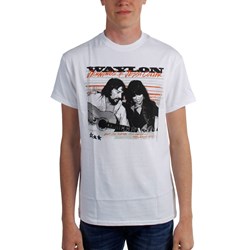 Waylon Jennings - Mens Waylon and Jesse Dreams T-Shirt