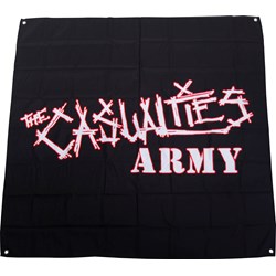 The Casualties - Army Flag Fabric Poster