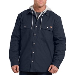Dickies - Mens Relaxed Fit Icon Hooded Dck Qltd Shirt Jacket