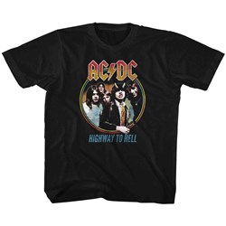 AC/DC Unisex-Child Highway To Hell Tricolor T-Shirt