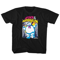 Ghostbusters Unisex-Child Marshmallow Attacks T-Shirt