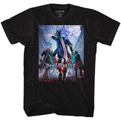 Devil May Cry - Mens Three Dudes T-Shirt
