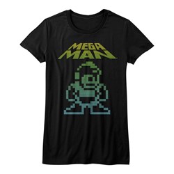 Mega Man - Girls Mega Pixel T-Shirt