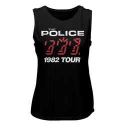The Police - Womens 82 Tour Muscle Tank Top