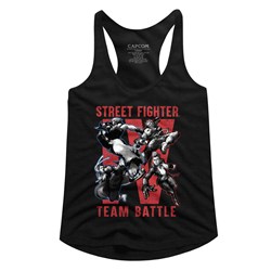 Street Fighter - Womens Team Battle Racerback Top