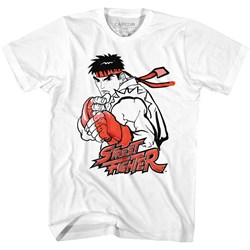 Street Fighter - Mens Ryu Red T-Shirt