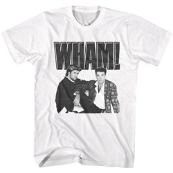 Wham - Mens B&W Poster T-Shirt