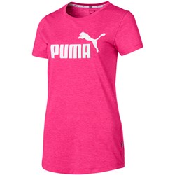 PUMA - Womens Ess+ Logo T-Shirt Heather