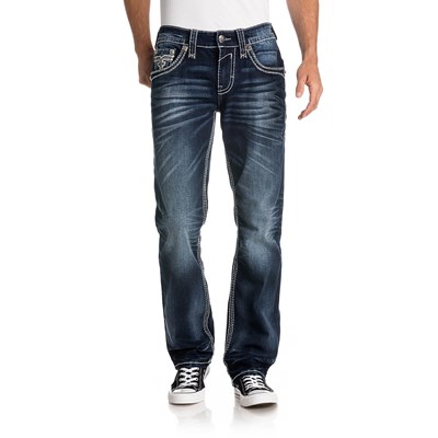 Rock Revival Mens Baltic A201 Straight Jeans