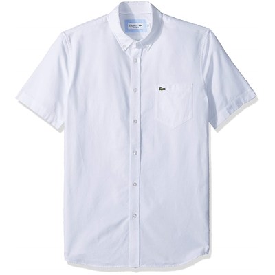 Lacoste - Mens L!VE Long Sleeve Oxford Woven Shirt