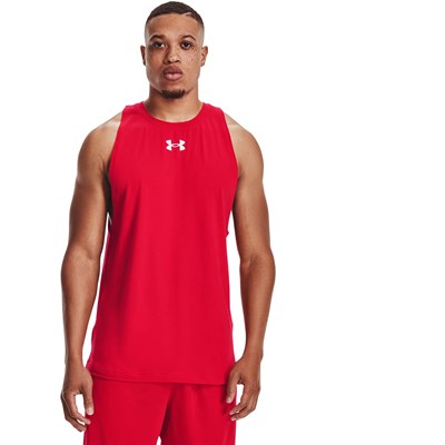 Under Armour Mock Sleeveless Muscle Shirt White/Black 1361521-100