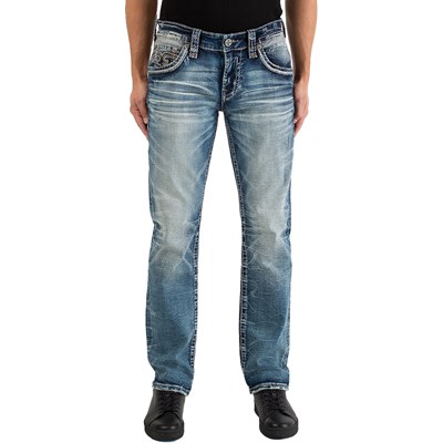 rock revival mens slim fit jeans